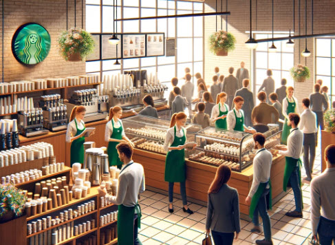 Starbucks has a global presence, tens of thousands of stores all efficiently managed by teenagers! How do they do it? What's their secret? It's not just about coffee; it's about the systems they have in place. 